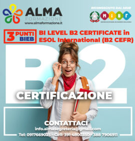 Certificazione BI level B2 (B2 CEFR)