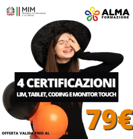 Lim + Tablet + Coding + Monitor Touch - PACCHETTO DOCENTI